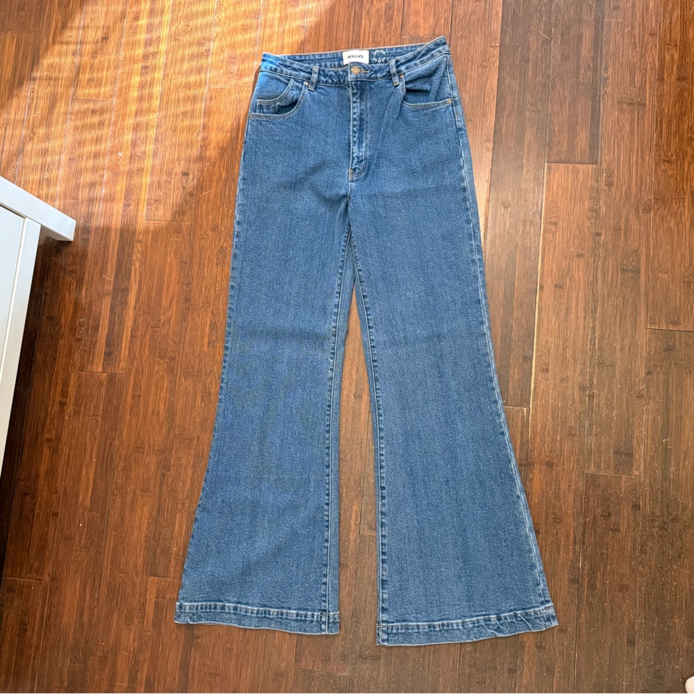 ROLLA'S Flare & Wide Leg Blue Jeans